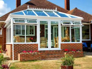 Luxury Glass Conservatory Greenhouse For Sale